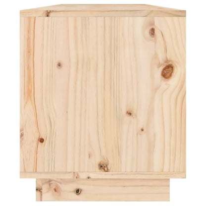 TV-Schrank 110,5x34x40 cm Massivholz Kiefer
