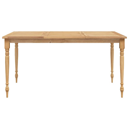 Bartisch Klappbar 90x65x105 cm Massivholz Teak