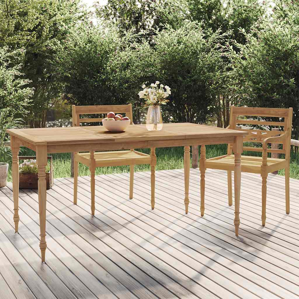 Bartisch Klappbar 90x65x105 cm Massivholz Teak
