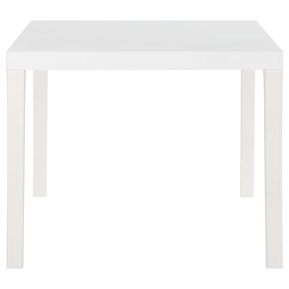 Gartentisch 150x90x72 cm PP Weiß
