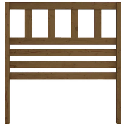 Kopfteil Honigbraun 81x4x100 cm Massivholz Kiefer