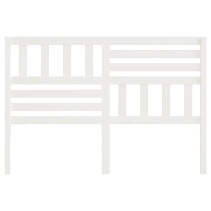 Kopfteil Weiß 126x4x100 cm Massivholz Kiefer