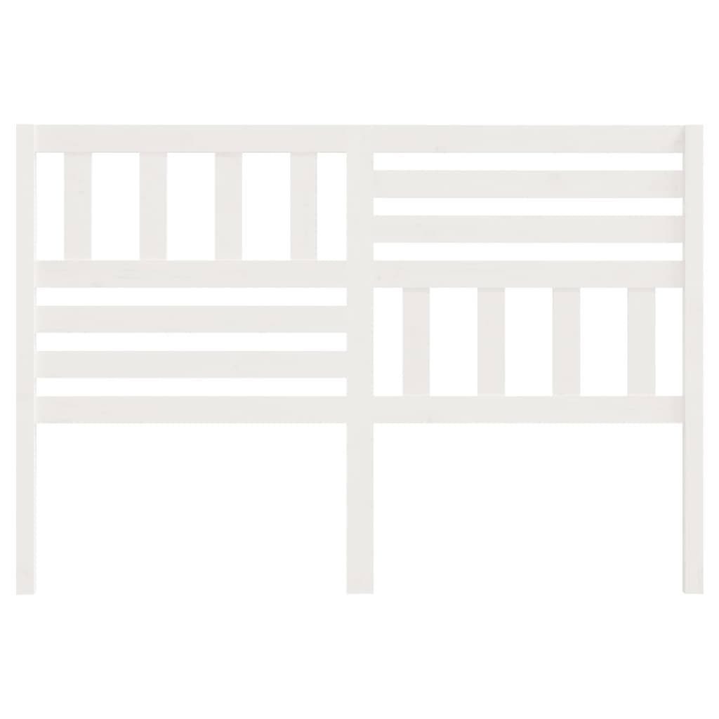 Kopfteil Weiß 166x4x100 cm Massivholz Kiefer