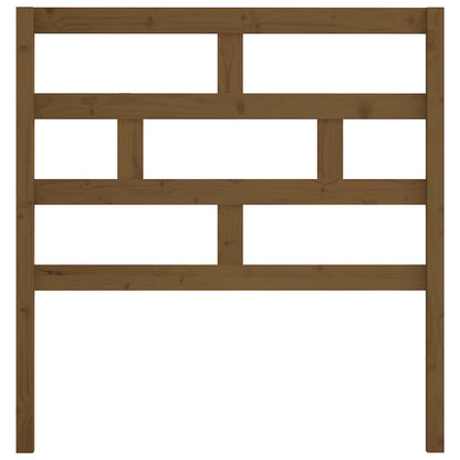 Kopfteil Honigbraun 81x4x100 cm Massivholz Kiefer