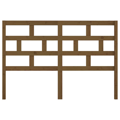 Kopfteil Honigbraun 141x4x100 cm Massivholz Kiefer