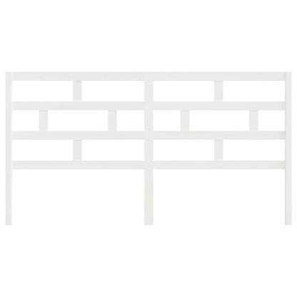 Kopfteil Weiß 186x4x100 cm Massivholz Kiefer