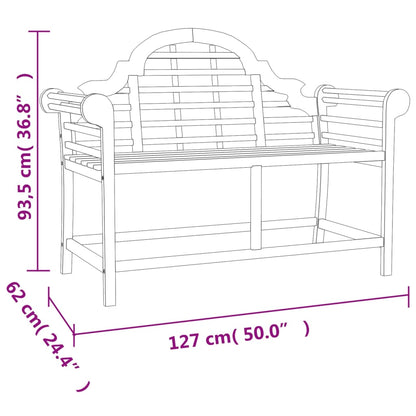 4-tlg. Garten-Lounge-Set Massivholz Teak