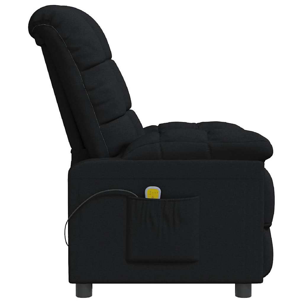 Massagesessel Schwarz Stoff