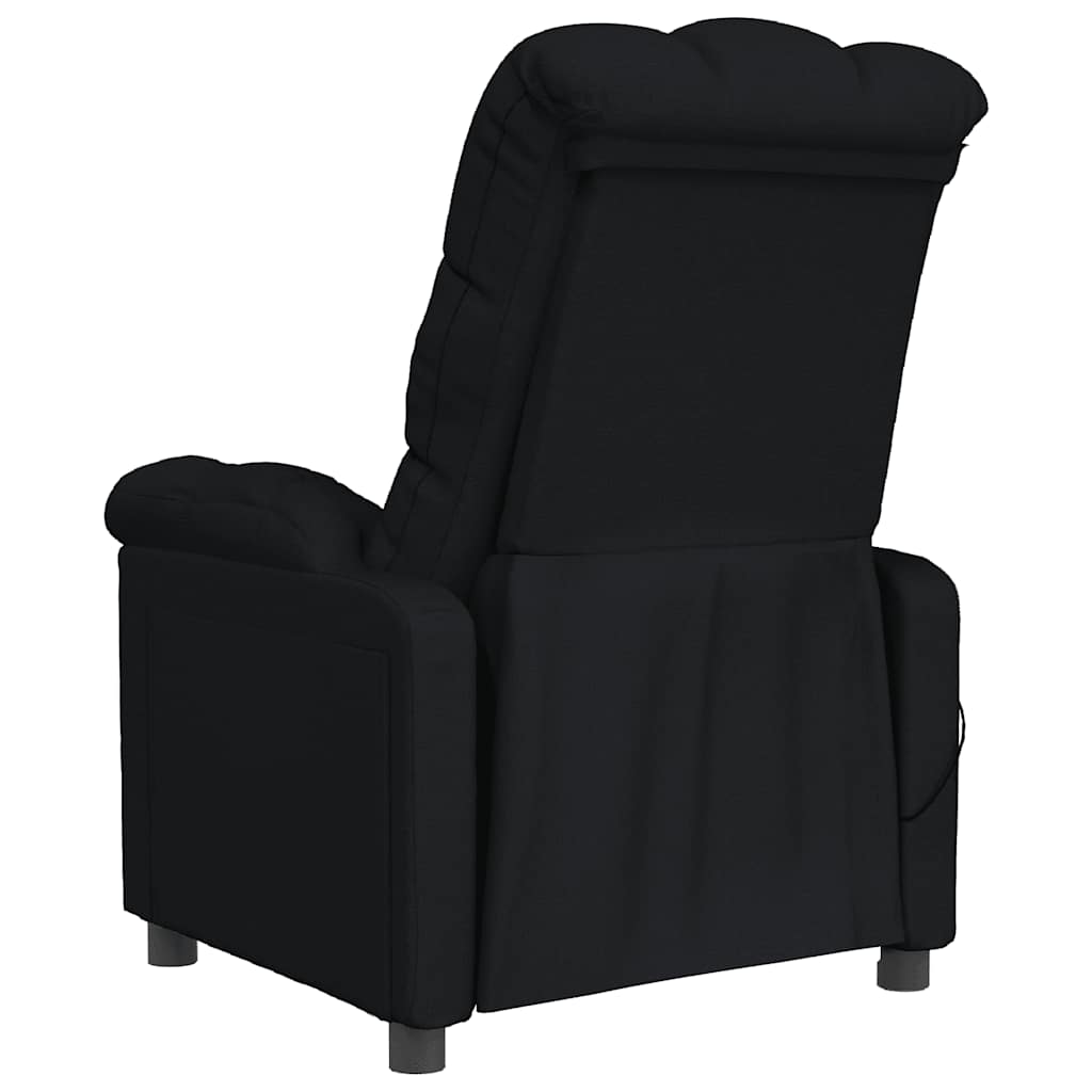 Massagesessel Schwarz Stoff