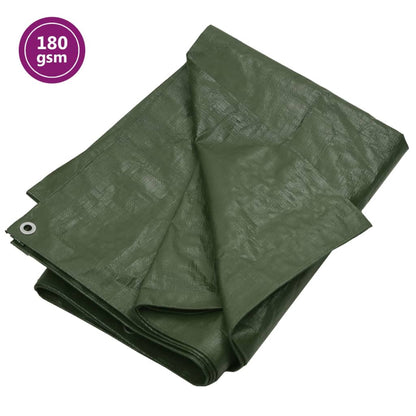 Presenning 180 g/m² 4x6 m Grøn HDPE