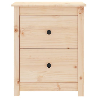 Sengebord 50x35x61,5 cm massivt fyrretræ