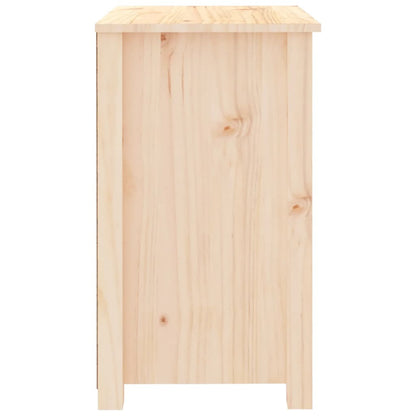 Sengebord 50x35x61,5 cm massivt fyrretræ