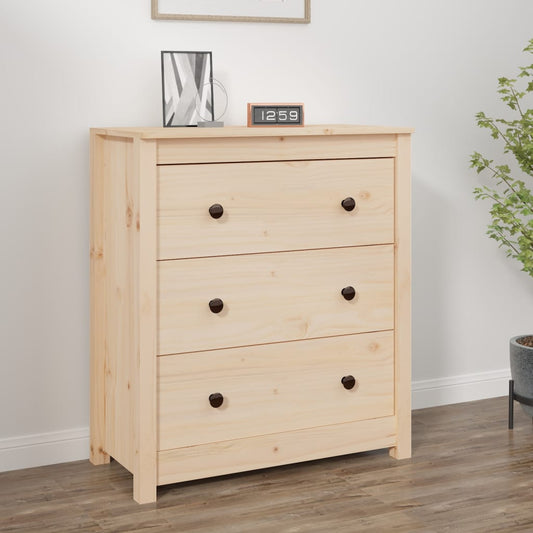 Skænk 70x35x80 cm massiv fyrretræ