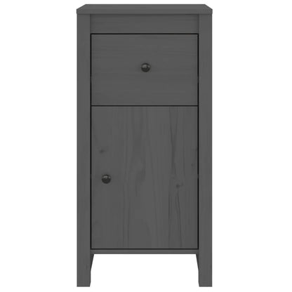 Sideboard Grau 40x35x80 cm Massivholz Kiefer