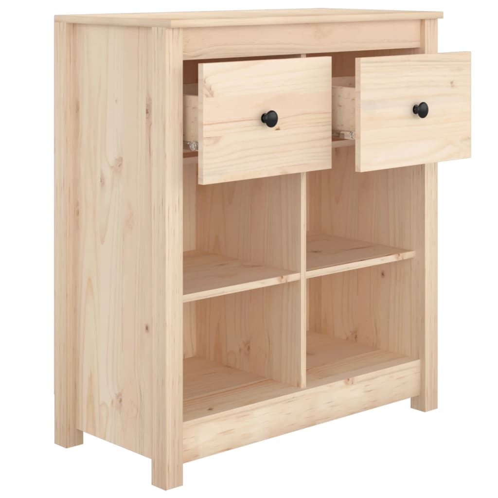 Sideboard 70x35x80 cm Massivholz Kiefer