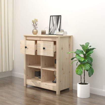 Sideboard 70x35x80 cm Massivholz Kiefer