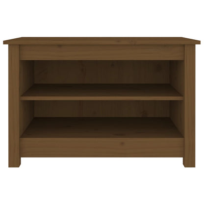 Schuhbank Honigbraun 70x38x45,5 cm Massivholz Kiefer