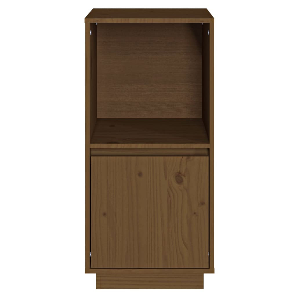 Skænk Honningbrun 38x35x80 cm Massiv Fyr