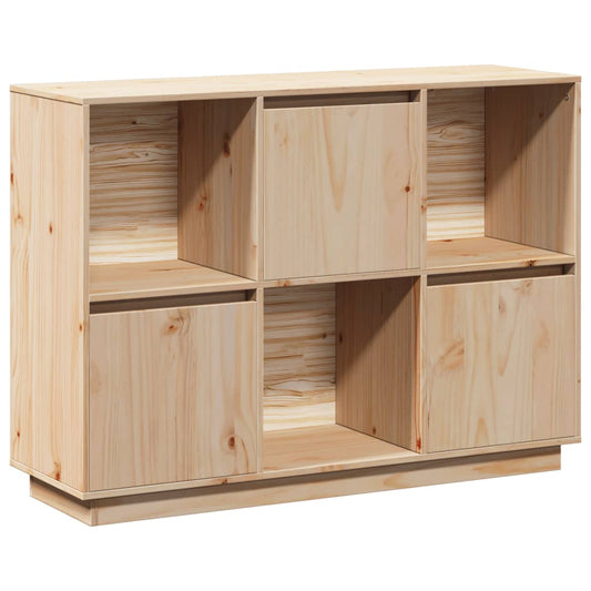 Sideboard 110,5x35x80 cm Massivholz Kiefer