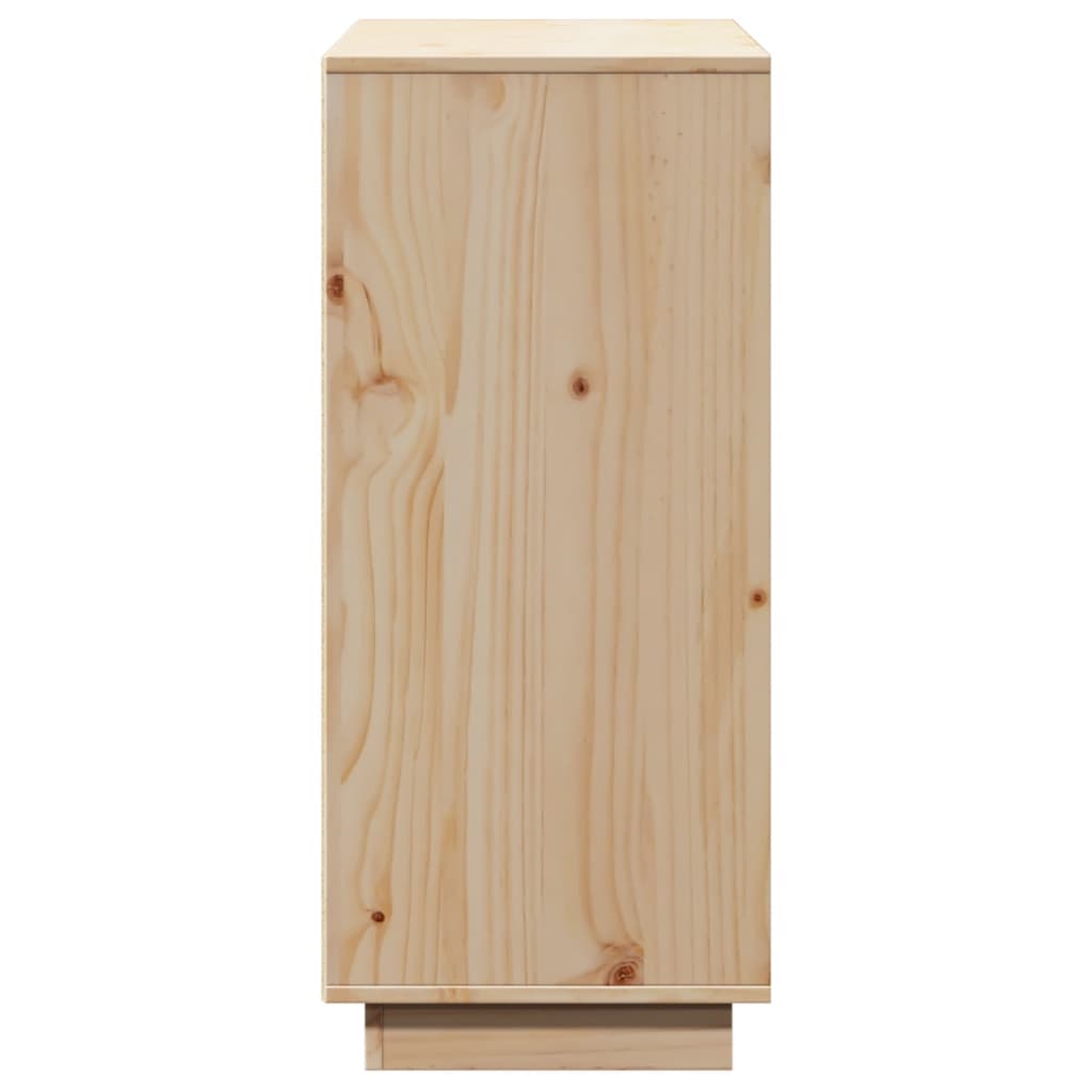 Sideboard 110,5x35x80 cm Massivholz Kiefer