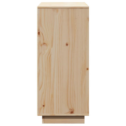 Sideboard 110,5x35x80 cm Massivholz Kiefer