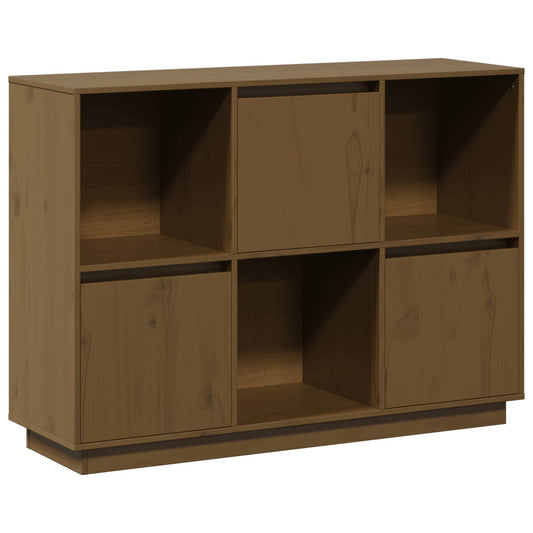 Sideboard Honigbraun 110,5x35x80 cm Massivholz Kiefer