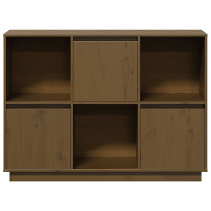 Sideboard Honigbraun 110,5x35x80 cm Massivholz Kiefer
