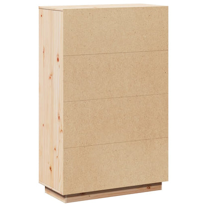 Highboard 74x35x117 cm Massivholz Kiefer