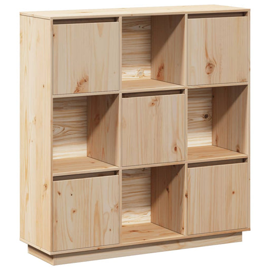 Highboard 110,5x35x117 cm Massivholz Kiefer