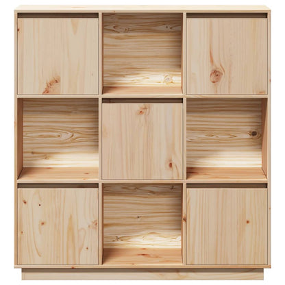 Highboard 110,5x35x117 cm Massivholz Kiefer