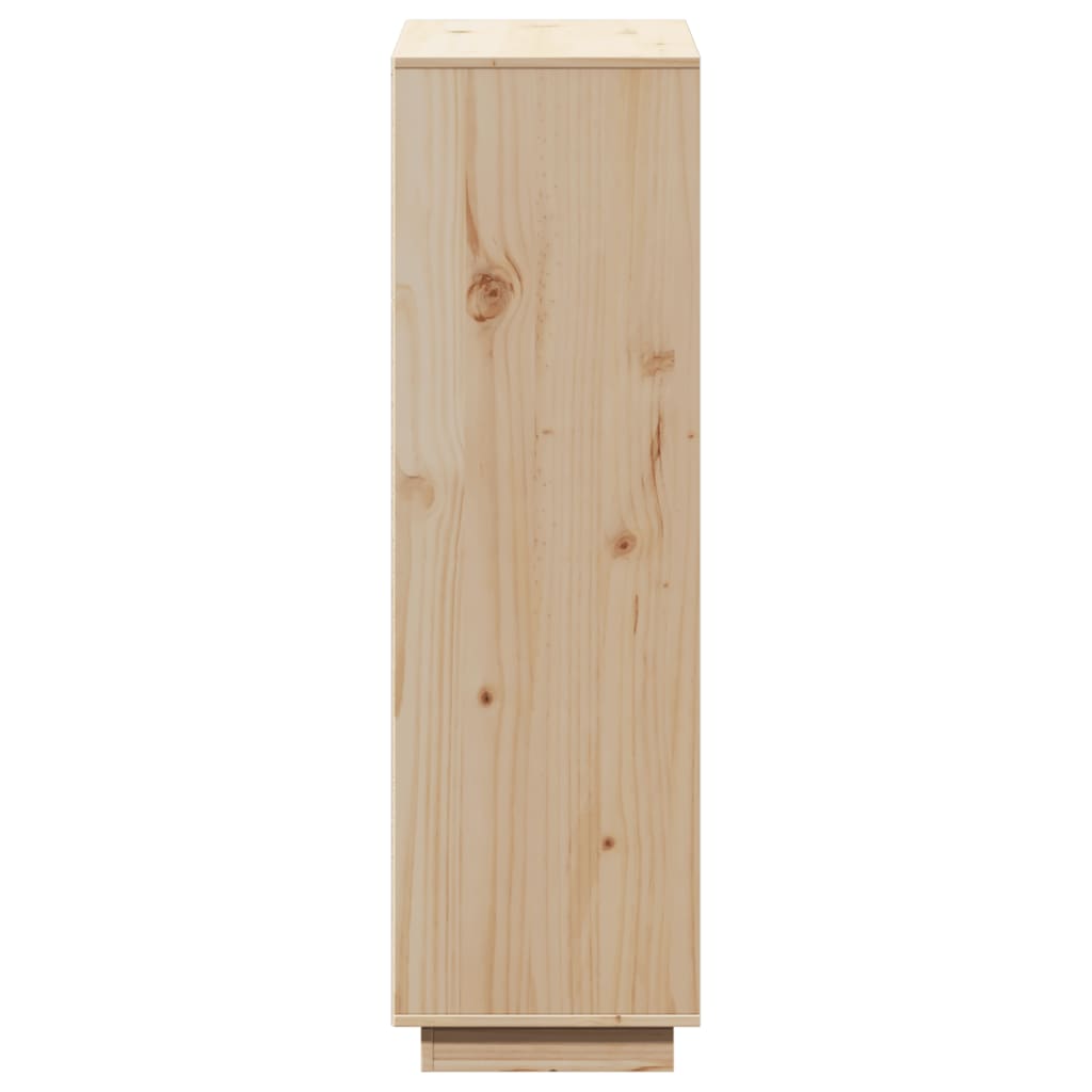 Highboard 110,5x35x117 cm Massivholz Kiefer