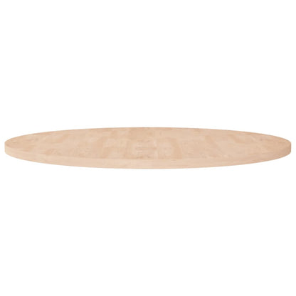 Runde Tischplatte Ø90x2,5 cm Unbehandeltes Massivholz Eiche