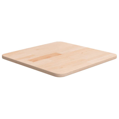 Tischplatte Quadratisch 40x40x1,5 cm Eichenholz Unbehandelt