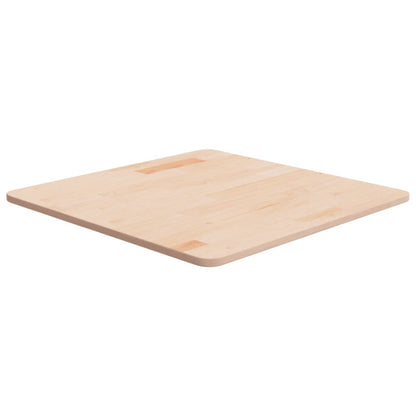 Tischplatte Quadratisch 60x60x1,5 cm Eichenholz Unbehandelt