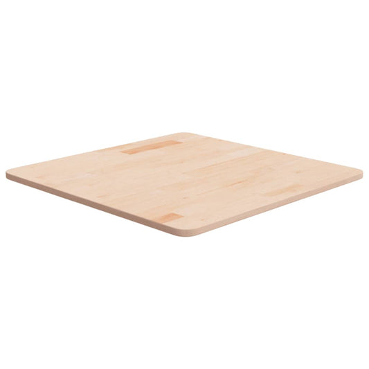 Tischplatte Quadratisch 60x60x1,5 cm Eichenholz Unbehandelt