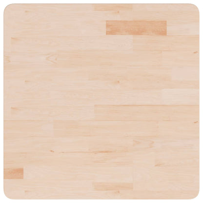 Tischplatte Quadratisch 60x60x1,5 cm Eichenholz Unbehandelt