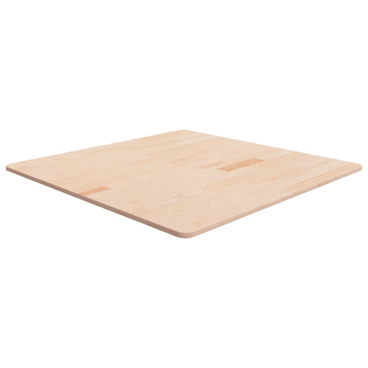 Tischplatte Quadratisch 90x90x1,5 cm Eichenholz Unbehandelt