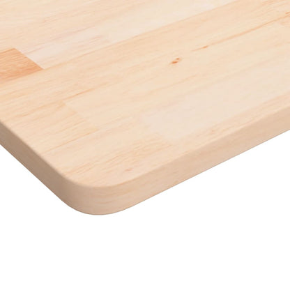 Tischplatte Quadratisch 90x90x2,5 cm Eichenholz Unbehandelt
