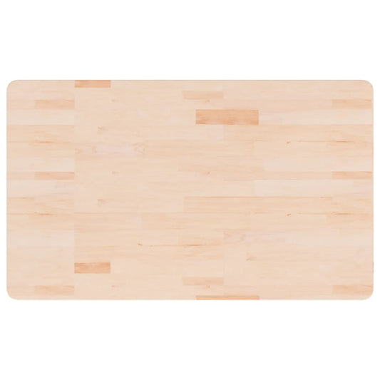 Waschtischplatte 100x60x2,5 cm Massivholz Unbehandelt