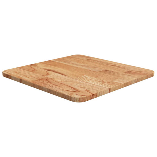 Tischplatte Quadratisch Hellbraun 40x40x1,5cm Behandelte Eiche