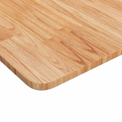 Tischplatte Quadratisch Hellbraun 40x40x1,5cm Behandelte Eiche