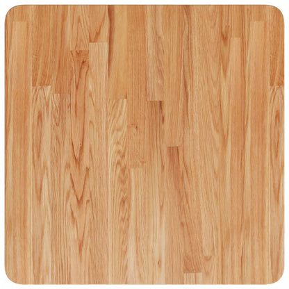 Tischplatte Quadratisch Hellbraun 50x50x1,5cm Behandelte Eiche