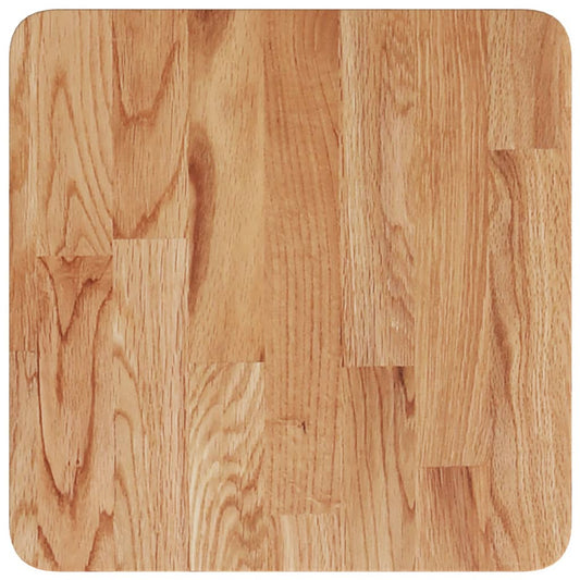 Tischplatte Quadratisch Hellbraun 40x40x2,5cm Behandelte Eiche