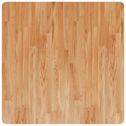 Tischplatte Quadratisch Hellbraun 80x80x2,5cm Behandelte Eiche