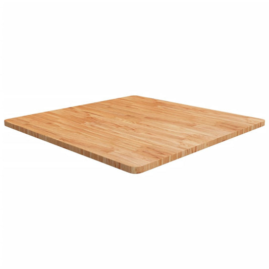 Tischplatte Quadratisch Hellbraun 90x90x2,5cm Behandelte Eiche