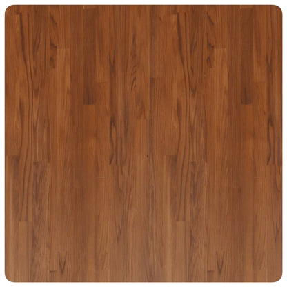 Tischplatte Quadratisch Dunkelbraun 90x90x2,5cm Eiche Behandelt