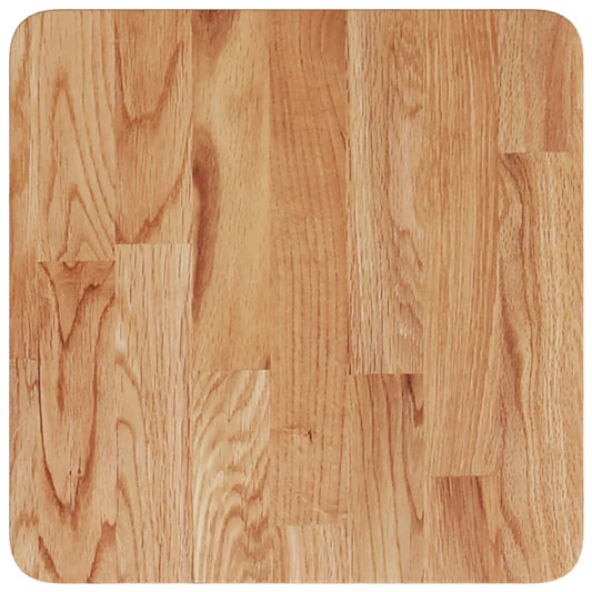 Tischplatte Quadratisch Hellbraun 40x40x4cm Behandelte Eiche