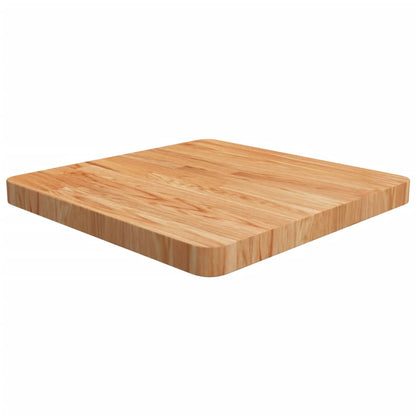 Tischplatte Quadratisch Hellbraun 50x50x4cm Behandelte Eiche
