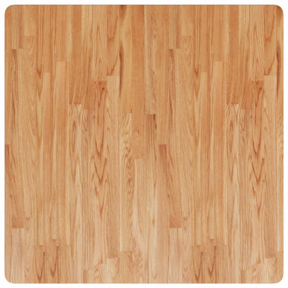 Tischplatte Quadratisch Hellbraun 90x90x4cm Behandelte Eiche