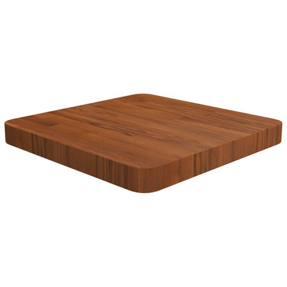 Tischplatte Quadratisch Dunkelbraun 40x40x4cm Behandelte Eiche